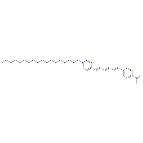 Pyridinium,4-[(1E,3E,5E)-6-[4-(dimethylamino)phenyl]-1,3,5-hexatrienyl]-1-octadecyl-