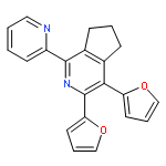 3,4-bis(furan-2-yl)-1-pyridin-2-yl-6,7-dihydro-5h-cyclopenta[c]pyridine