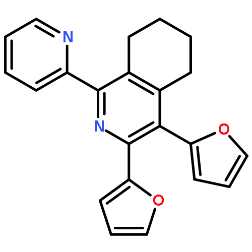 3,4-bis(furan-2-yl)-1-pyridin-2-yl-5,6,7,8-tetrahydroisoquinoline