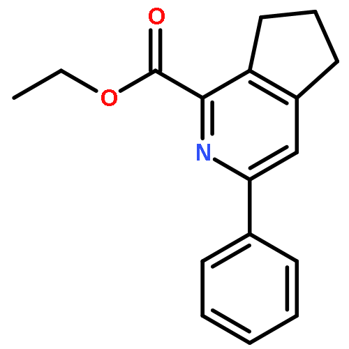 ethyl 3-phenyl-6,7-dihydro-5H-cyclopenta[c]pyridine-1-carboxylate