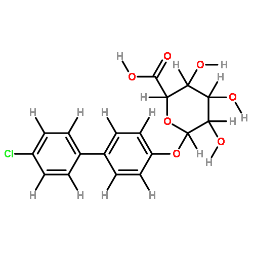 O1-(4'-Chlor-biphenyl-4-yl)-beta-D-glucopyranuronsaeure