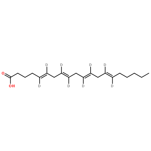 5,8,11,14-Eicosatetraenoic-5,6,8,9,11,12,14,15-d8acid, (5Z,8Z,11Z,14Z)-