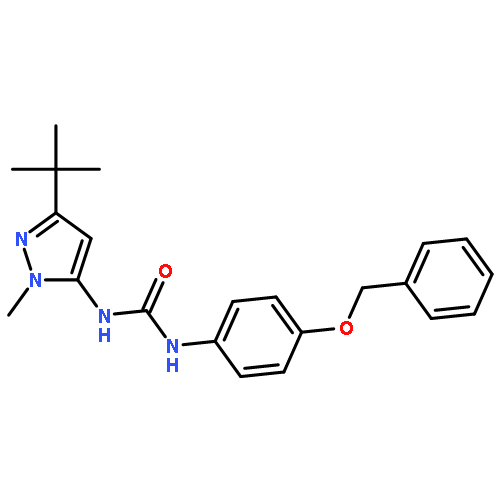 Urea,N-[3-(1,1-dimethylethyl)-1-methyl-1H-pyrazol-5-yl]-N'-[4-(phenylmethoxy)phenyl]-