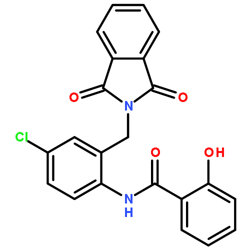 N-(4-Chloro-2-((1,3-dioxoisoindolin-2-yl)methyl)phenyl)-2-hydroxybenzamide