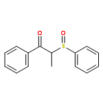 1-Propanone, 1-phenyl-2-(phenylsulfinyl)-