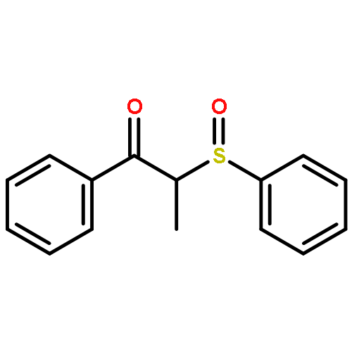 1-Propanone, 1-phenyl-2-(phenylsulfinyl)-