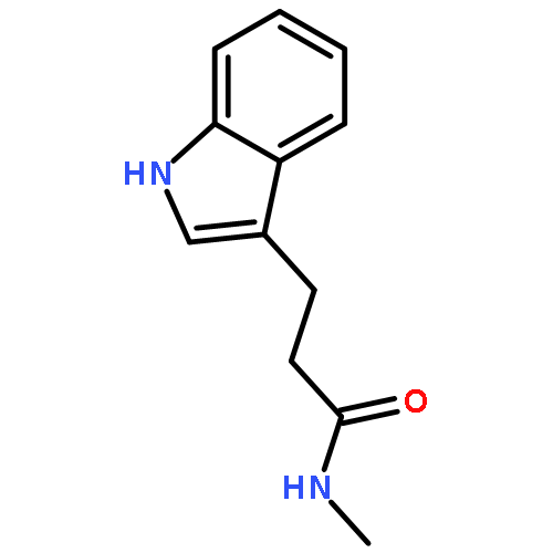 1H-Indole-3-propanamide, N-methyl-