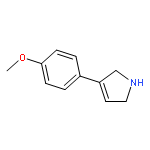 1H-Pyrrole, 2,5-dihydro-3-(4-methoxyphenyl)-