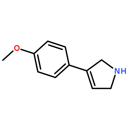 1H-Pyrrole, 2,5-dihydro-3-(4-methoxyphenyl)-