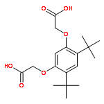 Acetic acid, 2,2'-[[4,6-bis(1,1-dimethylethyl)-1,3-phenylene]bis(oxy)]bis-