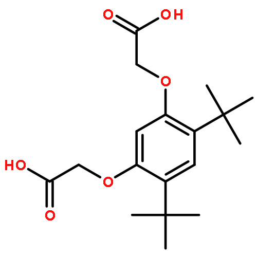 Acetic acid, 2,2'-[[4,6-bis(1,1-dimethylethyl)-1,3-phenylene]bis(oxy)]bis-