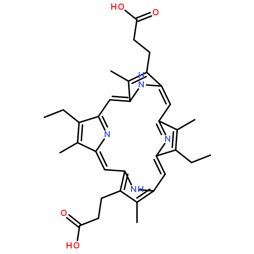 3,3'-(7,17-diethyl-3,8,13,18-tetramethylporphyrin-2,12-diyl)dipropanoic acid