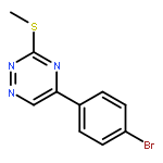 5-(4-bromophenyl)-3-(methylsulfanyl)-1,2,4-triazine