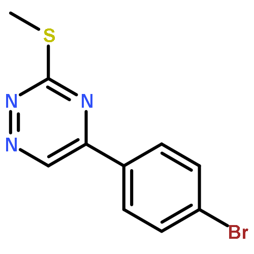 5-(4-bromophenyl)-3-(methylsulfanyl)-1,2,4-triazine