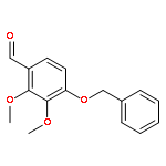 Benzaldehyde, 2,3-dimethoxy-4-(phenylmethoxy)-