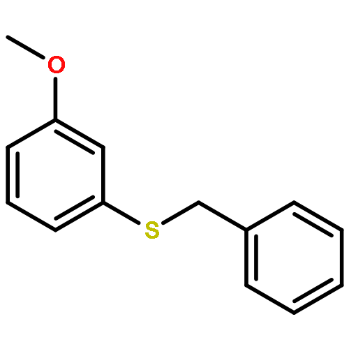 Benzene, 1-methoxy-3-[(phenylmethyl)thio]-