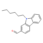 9H-CARBAZOLE-2-CARBOXALDEHYDE, 9-HEXYL-