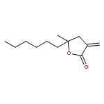 2(3H)-Furanone, 5-hexyldihydro-5-methyl-3-methylene-