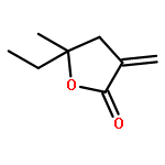 2(3H)-Furanone, 5-ethyldihydro-5-methyl-3-methylene-