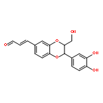 2-Propenal,3-[(2S,3S)-2-(3,4-dihydroxyphenyl)-2,3-dihydro-3-(hydroxymethyl)-1,4-benzodioxin-6-yl]-,(2E)-