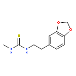 THIOUREA, N-[2-(1,3-BENZODIOXOL-5-YL)ETHYL]-N'-METHYL-