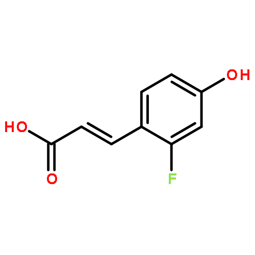 2-PROPENOIC ACID, 3-(2-FLUORO-4-HYDROXYPHENYL)-, (2E)-