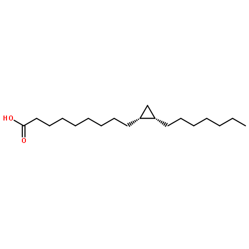 Cyclopropanenonanoic acid, 2-heptyl-, (1R,2S)-rel-