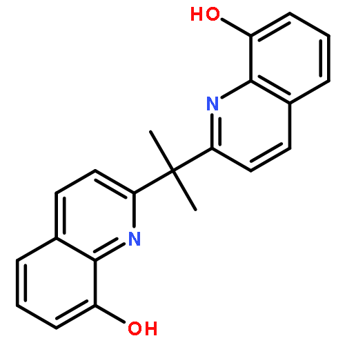 8-Quinolinol, 2,2'-(1-methylethylidene)bis-