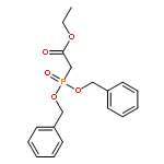 Acetic acid, [bis(phenylmethoxy)phosphinyl]-, ethyl ester