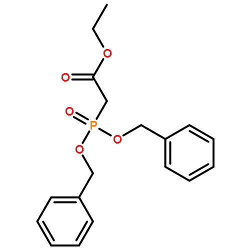 Acetic acid, [bis(phenylmethoxy)phosphinyl]-, ethyl ester