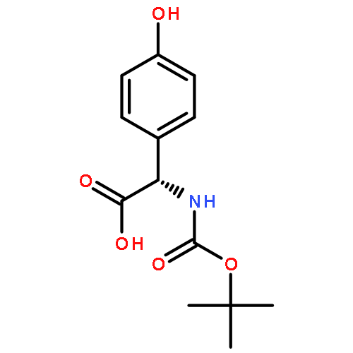 (2S)-2-(4-hydroxyphenyl)-2-[(2-methylpropan-2-yl)oxycarbonylamino]acetic acid