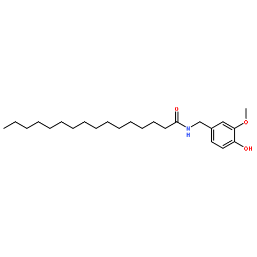 Hexadecanamide, N-[(4-hydroxy-3-methoxyphenyl)methyl]-