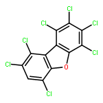 Dibenzofuran,1,2,3,4,6,8,9-heptachloro-