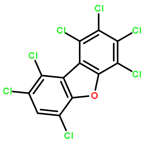 Dibenzofuran,1,2,3,4,6,8,9-heptachloro-