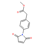 Benzeneacetic acid, 4-(2,5-dihydro-2,5-dioxo-1H-pyrrol-1-yl)-, methylester