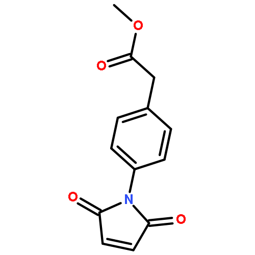 Benzeneacetic acid, 4-(2,5-dihydro-2,5-dioxo-1H-pyrrol-1-yl)-, methylester