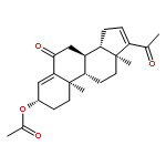 Pregna-4,16-diene-6,20-dione, 3-(acetyloxy)-, (3b)-