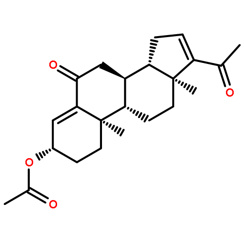 Pregna-4,16-diene-6,20-dione, 3-(acetyloxy)-, (3b)-