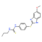 Thiourea, N-[4-[(5-methoxy-1H-benzimidazol-2-yl)thio]phenyl]-N'-propyl-