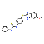 Thiourea,N-[4-[(5-methoxy-1H-benzimidazol-2-yl)thio]phenyl]-N'-phenyl-