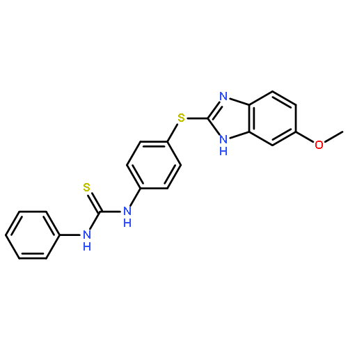 Thiourea,N-[4-[(5-methoxy-1H-benzimidazol-2-yl)thio]phenyl]-N'-phenyl-