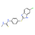 Thiourea, N-[4-[(5-chloro-1H-benzimidazol-2-yl)thio]phenyl]-N'-methyl-