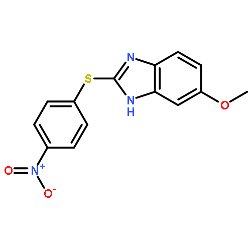 1H-Benzimidazole, 5-methoxy-2-[(4-nitrophenyl)thio]-