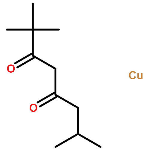 2,2,7-trimethyloctane-3,5-dione - copper