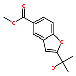 5-Benzofurancarboxylic acid, 2-(1-hydroxy-1-methylethyl)-, methyl ester