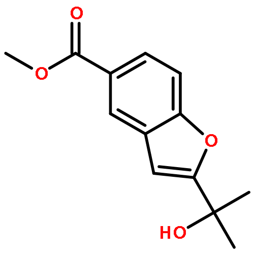 5-Benzofurancarboxylic acid, 2-(1-hydroxy-1-methylethyl)-, methyl ester