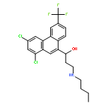 3-(butylamino)-1-[1,3-dichloro-6-(trifluoromethyl)phenanthren-9-yl]propan-1-ol