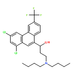 3-(Dibutylamino)-1-(1,3-dichloro-6-(trifluoromethyl)phenanthren-9-yl)propan-1-ol