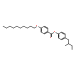 Benzoic acid,4-(decyloxy)-, 4-[(2S)-2-methylbutyl]phenyl ester