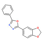 1,3,4-Oxadiazole, 2-(1,3-benzodioxol-5-yl)-5-phenyl-